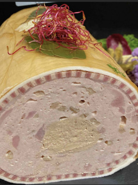 Galantine de faisan aux pépites de poire