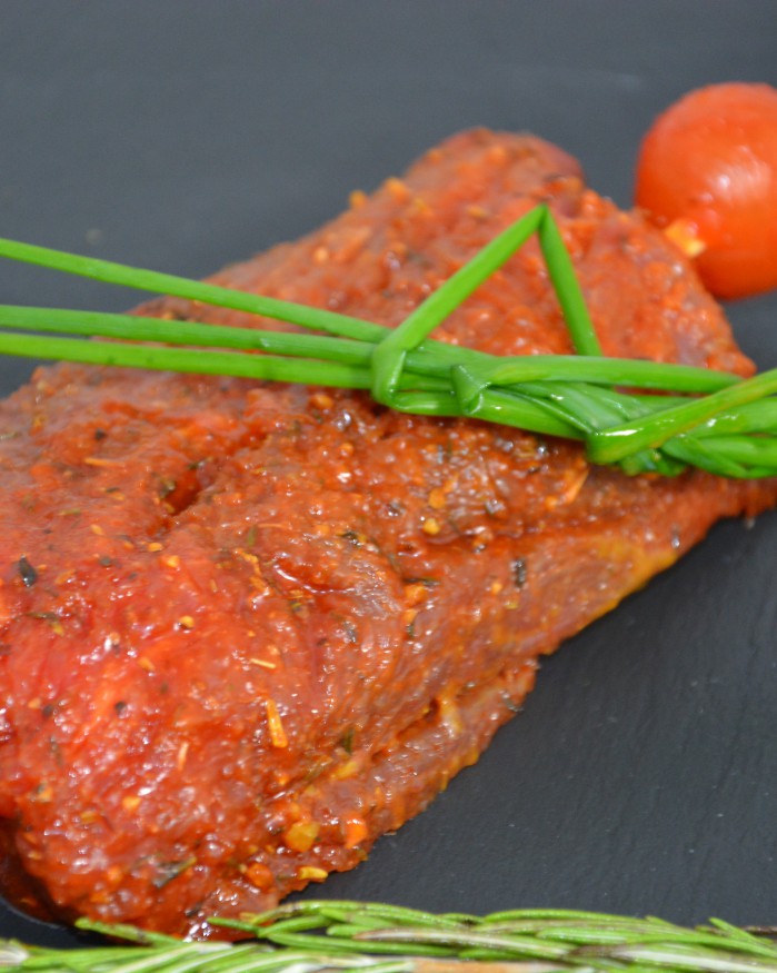 Pavé de boeuf mariné paprika