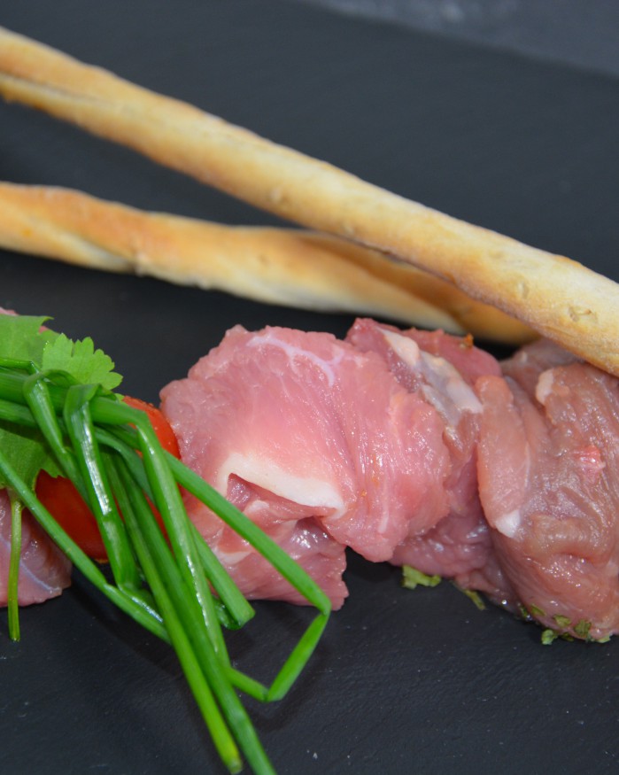 Brochette agneau nature