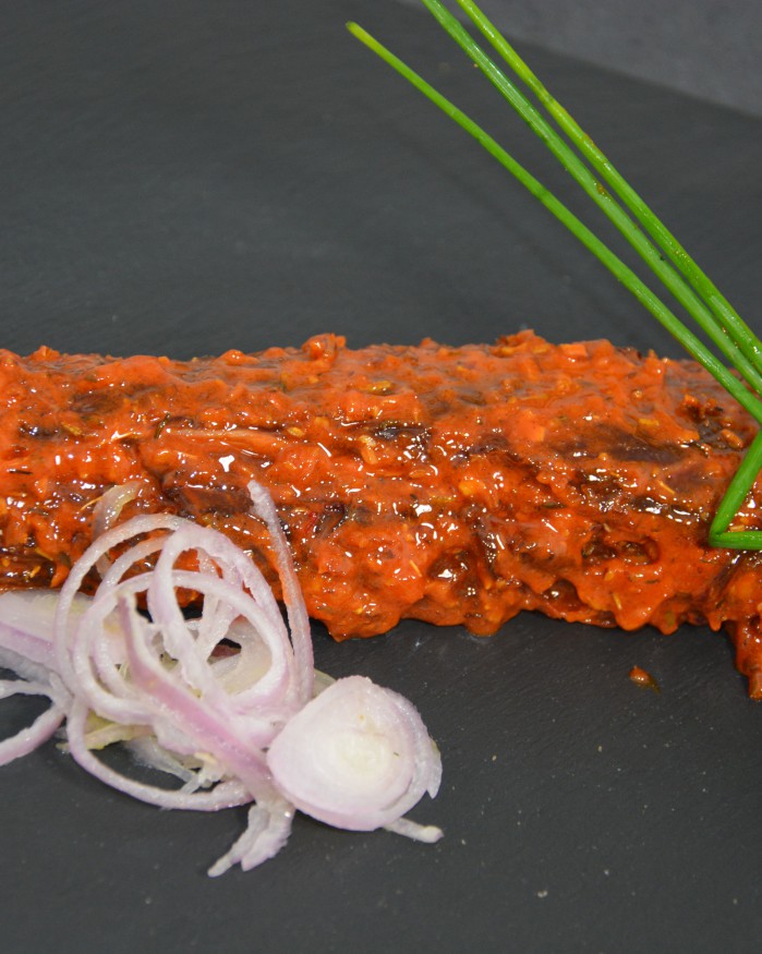 Onglet mariné échalottes