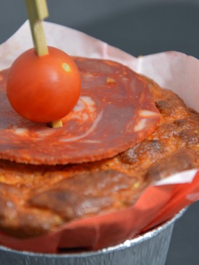 Souffle au chorizo