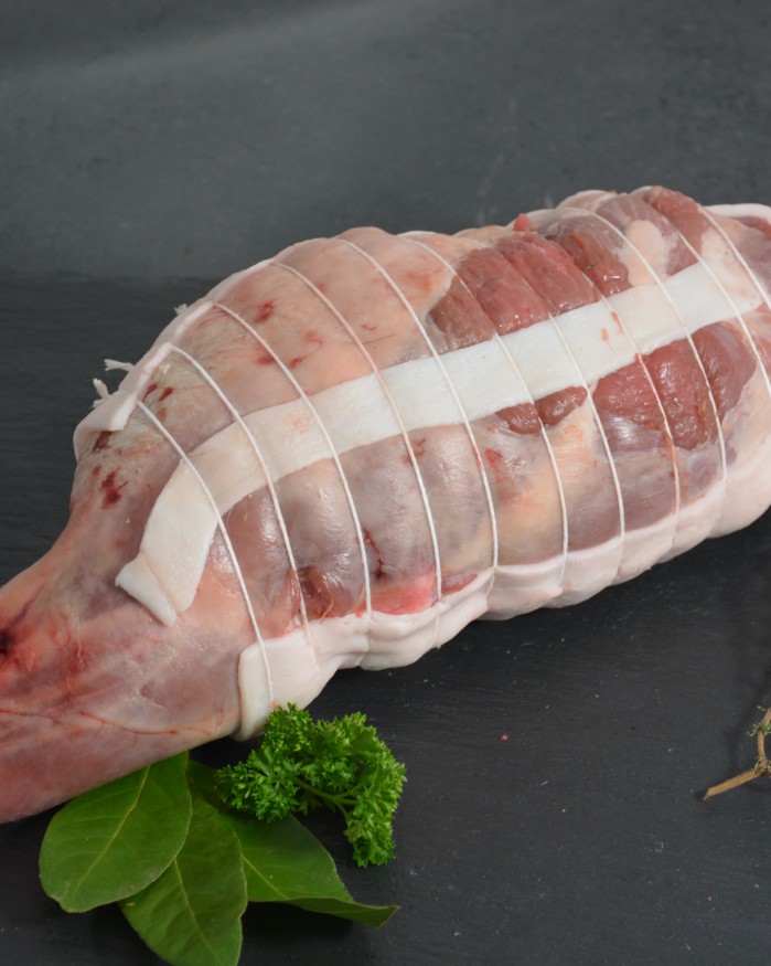 Gigot agneau limousin avec os coulé (désossé et remis)
