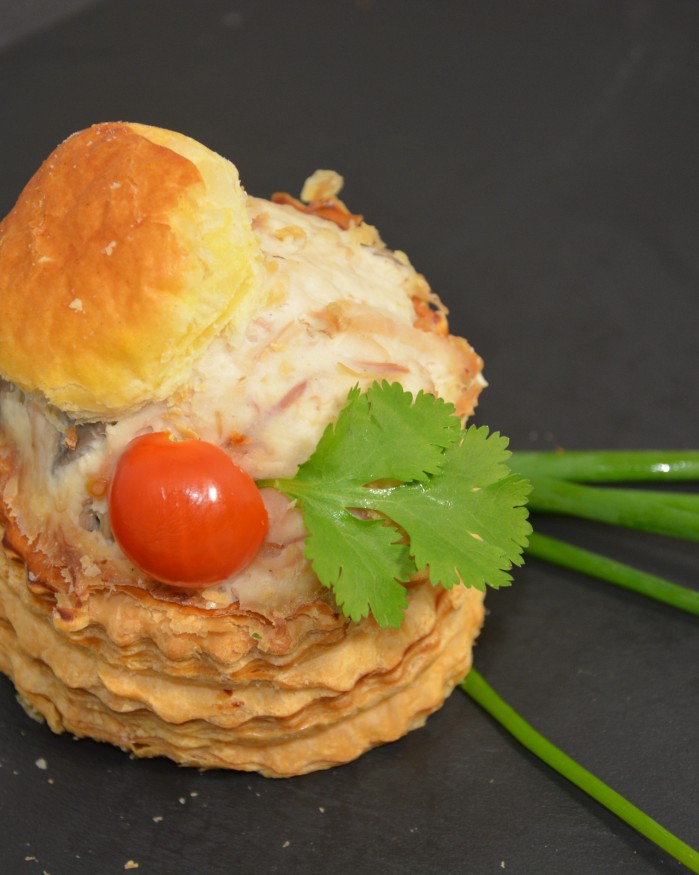 Vol au vent à la poule