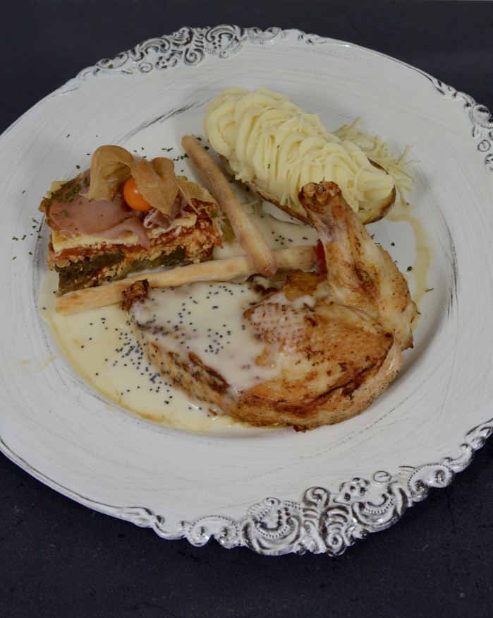 Suprême de Chapon crème de morilles