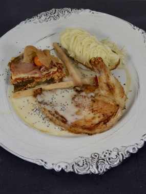 Suprême de Chapon crème de morilles