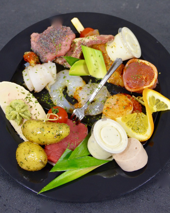 Plateau plancha réveillon