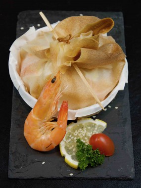 Aumonière de fruits de mer