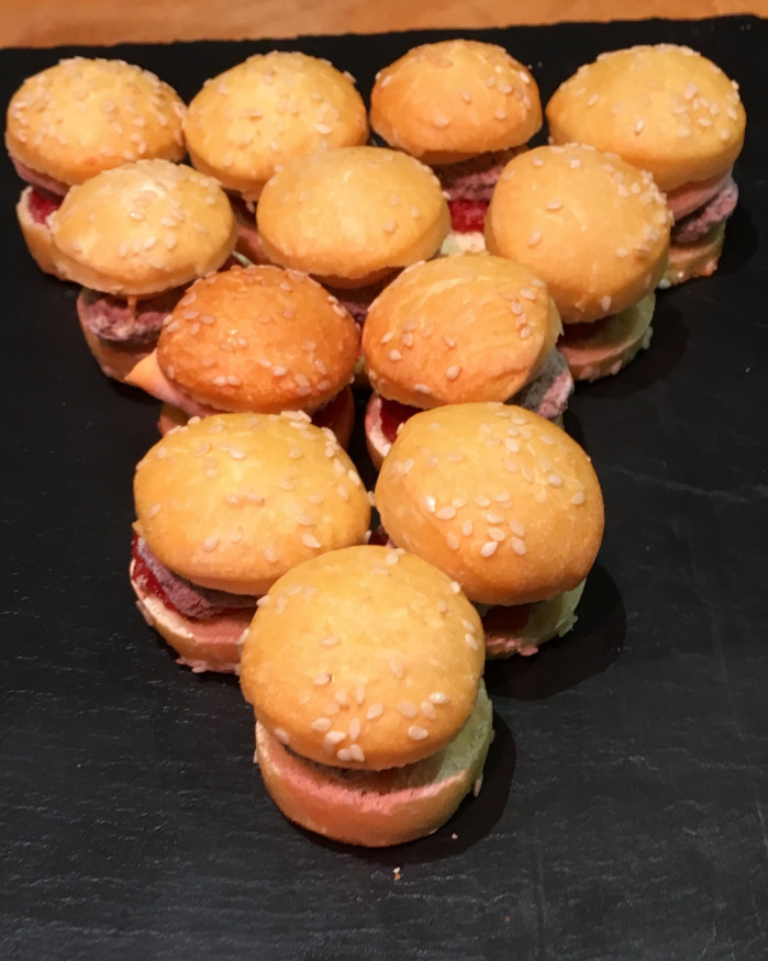 Plateau de 12 mini burger boeuf