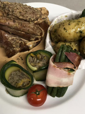 Souris agneau au miel et thym